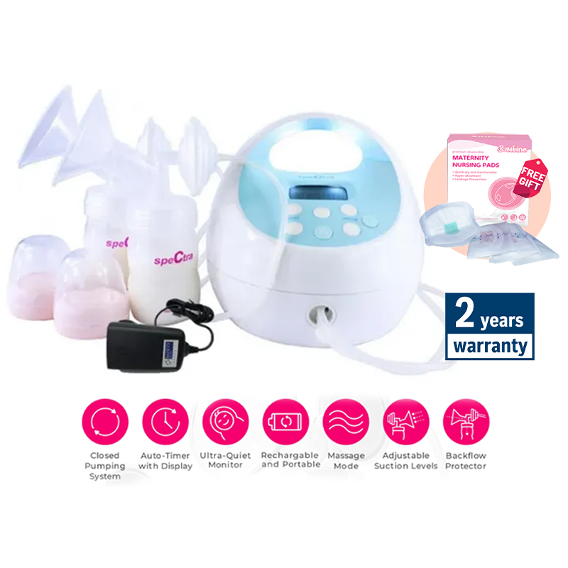 Spectra S1+ Breastpump (FREE 2 Years Warranty + $99 PWP valued at $222.35!)